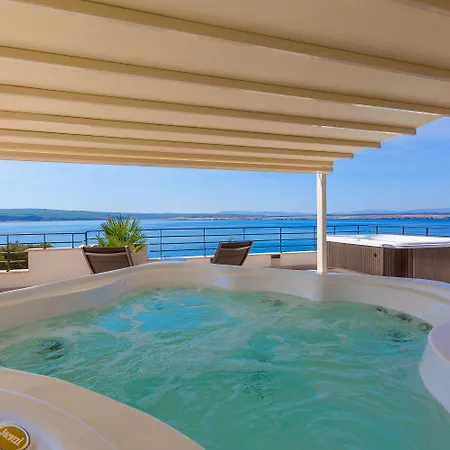 Beeindruckendes Nur 100 Meter Zum Mit Sauna, Whirlpool, Meerblick Apartament