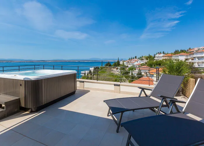 公寓 Beeindruckendes Nur 100 Meter Zum Mit Sauna, Whirlpool, Meerblick *